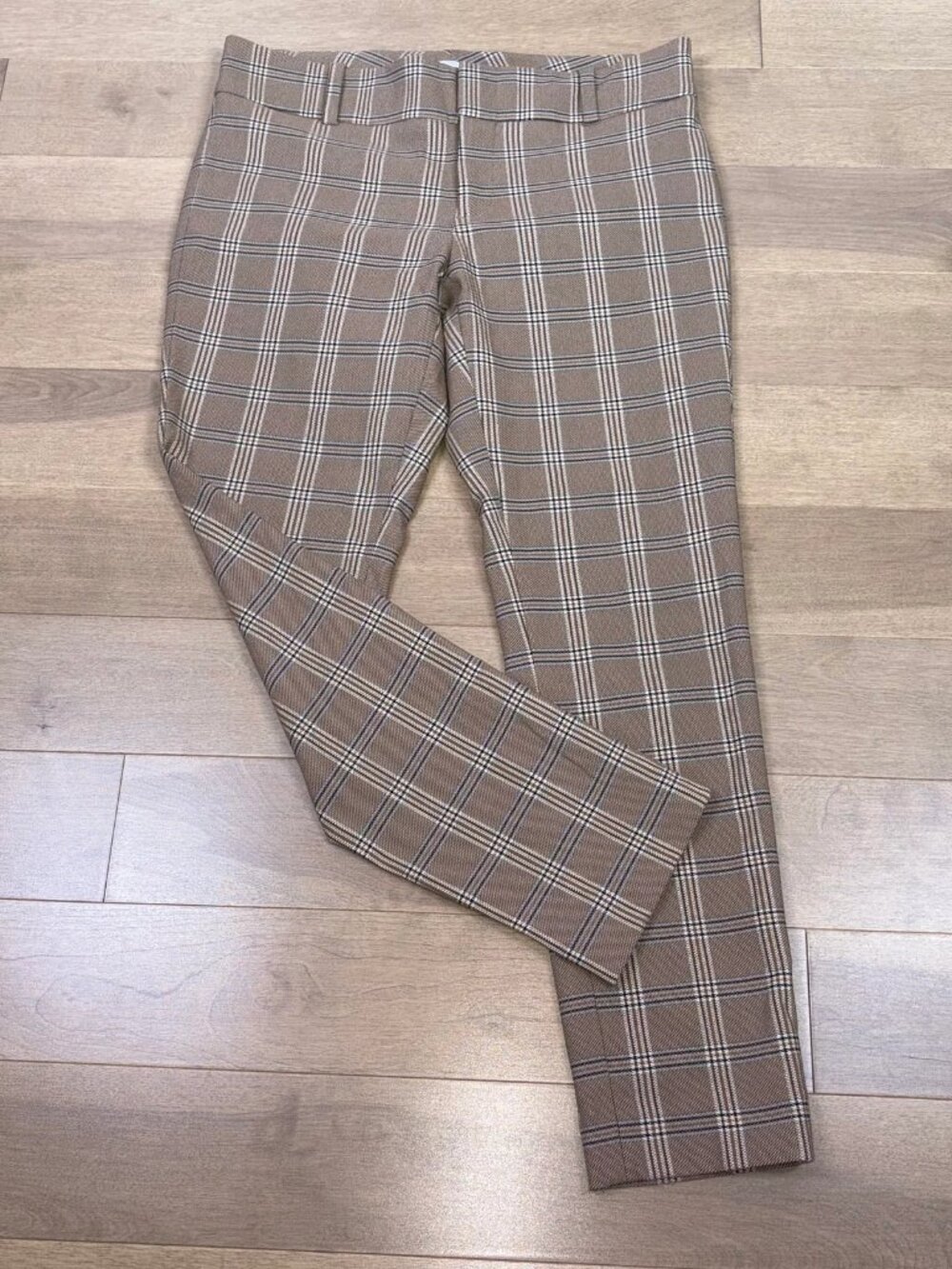 CALVIN KLEIN women's plaid trousers pants size 6